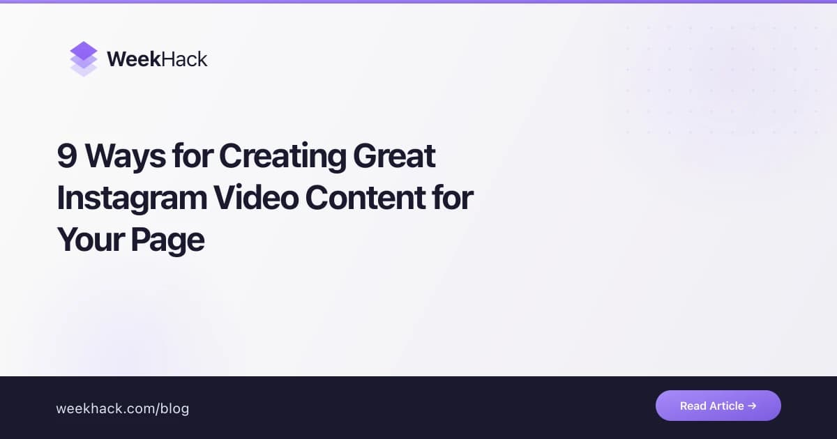 Master Instagram Videos: 9 Expert Tips for Success