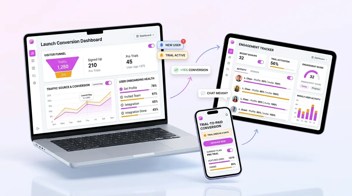 How to Turn Launch Traffic Into Users