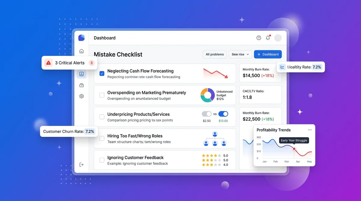 5 common mistakes entrepreneurs make in their first year