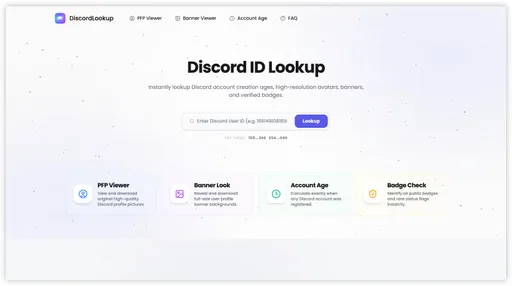 Discord ID Lookup