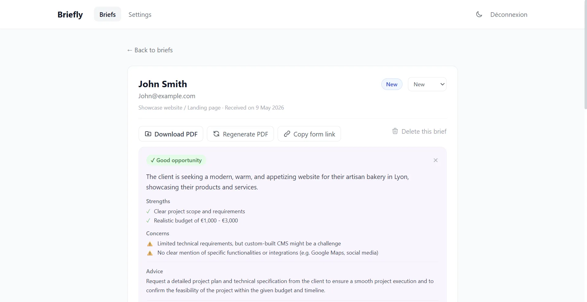 Briefly screenshot 3
