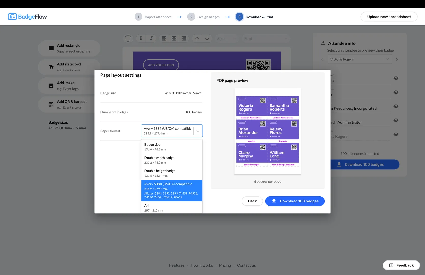BadgeFlow screenshot 2