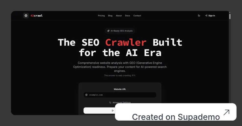 42crawl.fyi screenshot 1