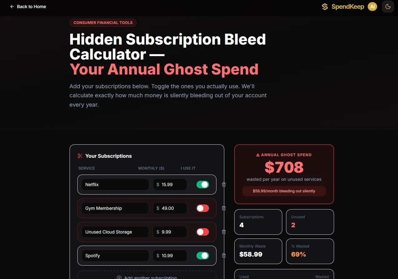 SpendKeep AI screenshot 3