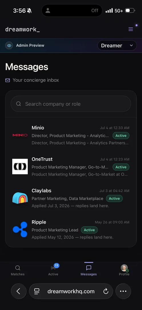 Dreamwork screenshot 3