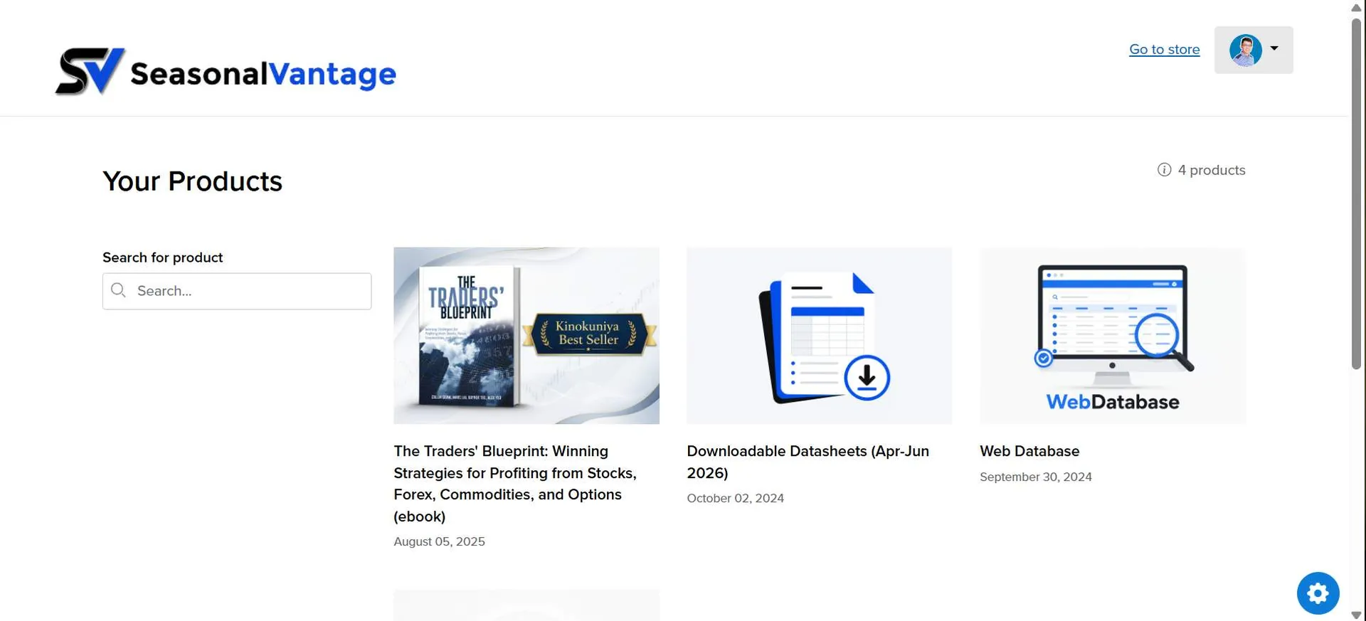 SeasonalVantage screenshot