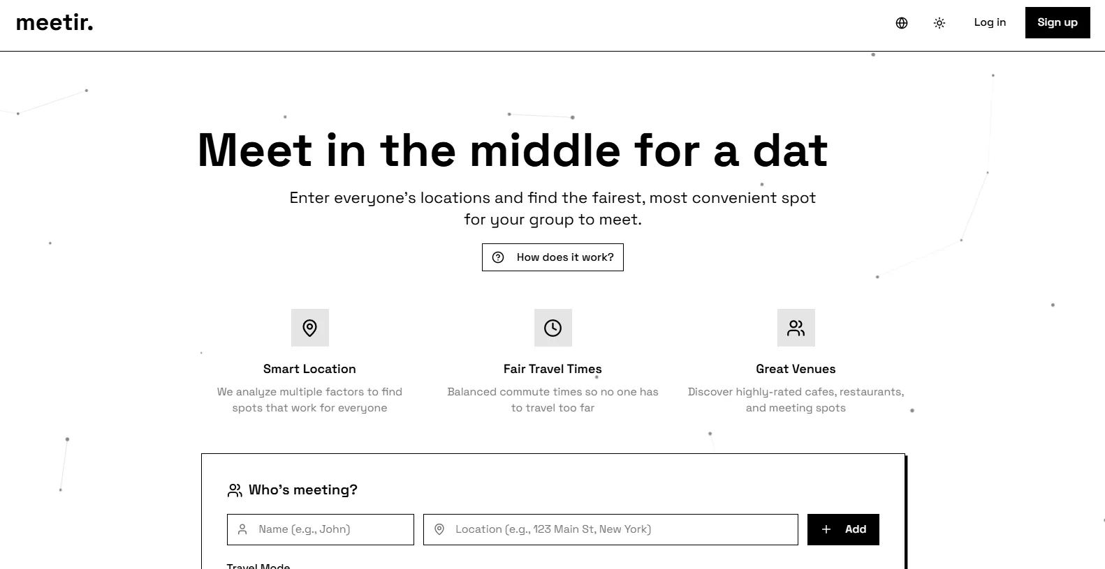 meetir. screenshot 1
