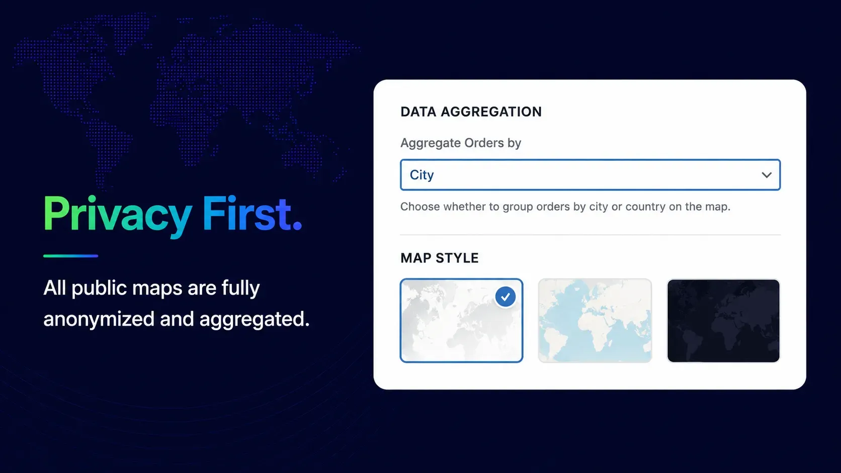 Customer Reach Map for WooCommerce screenshot 4