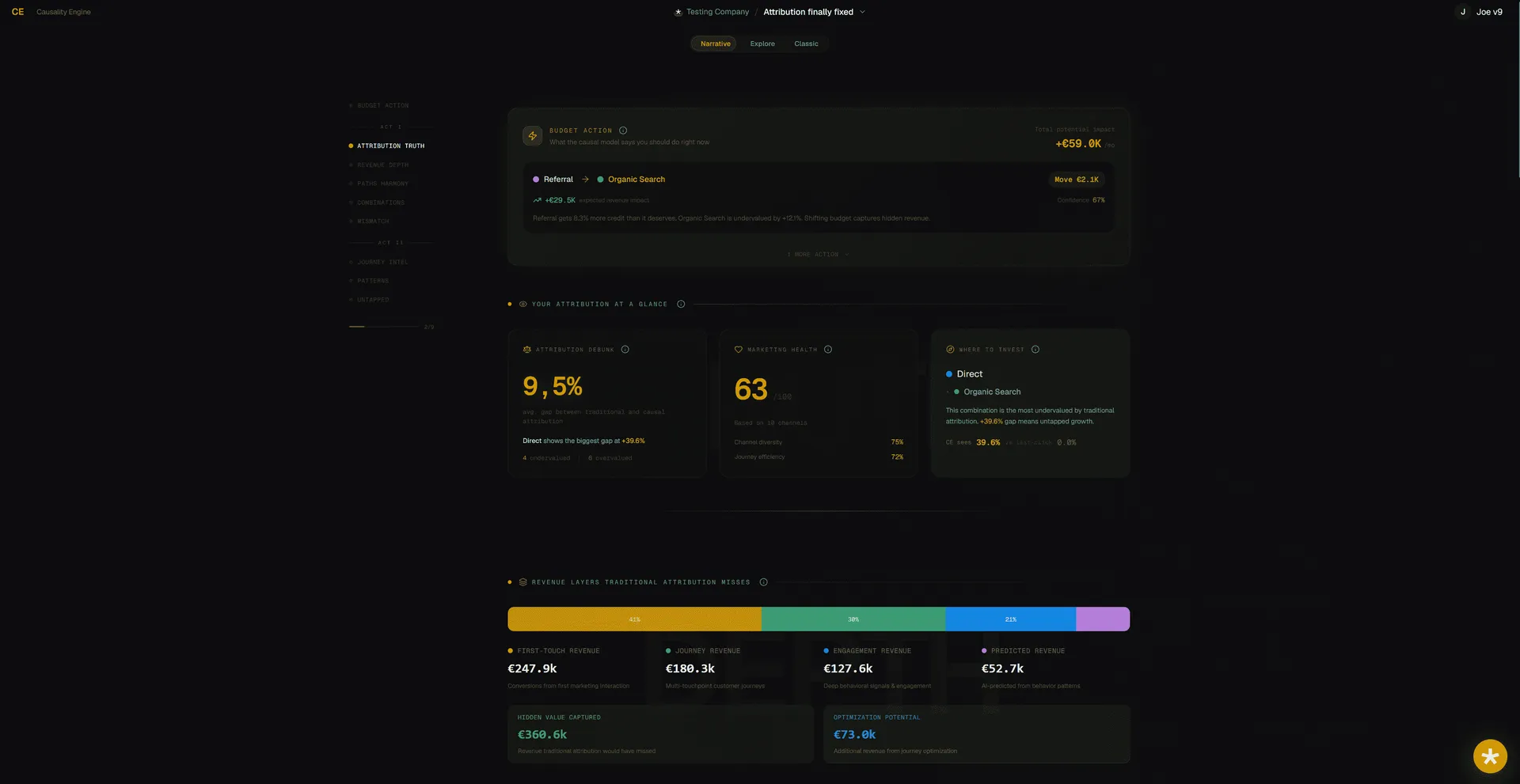 Causality Engine screenshot 2