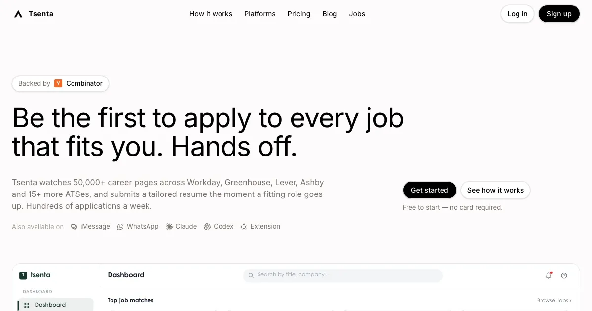 Tsenta screenshot 1