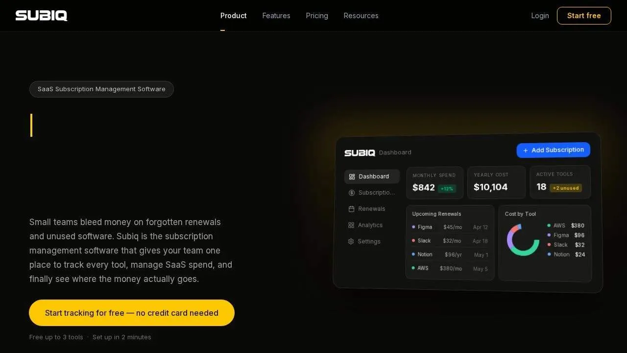 Subiq screenshot