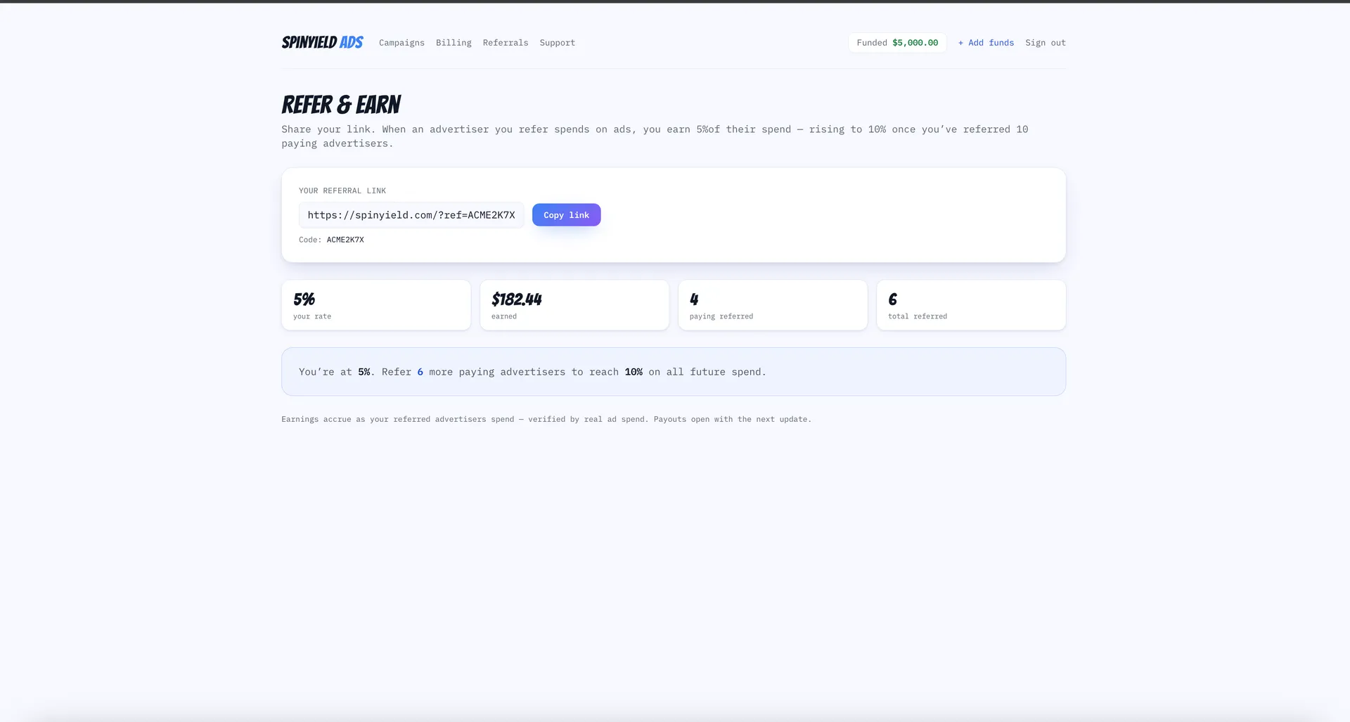 spinyield screenshot 3