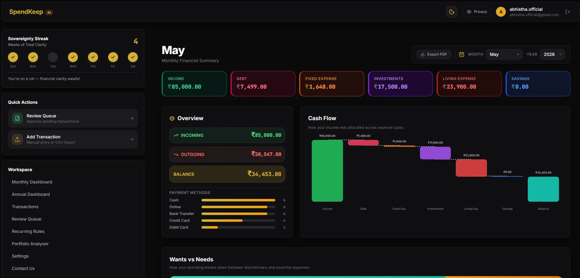 SpendKeep AI screenshot 1