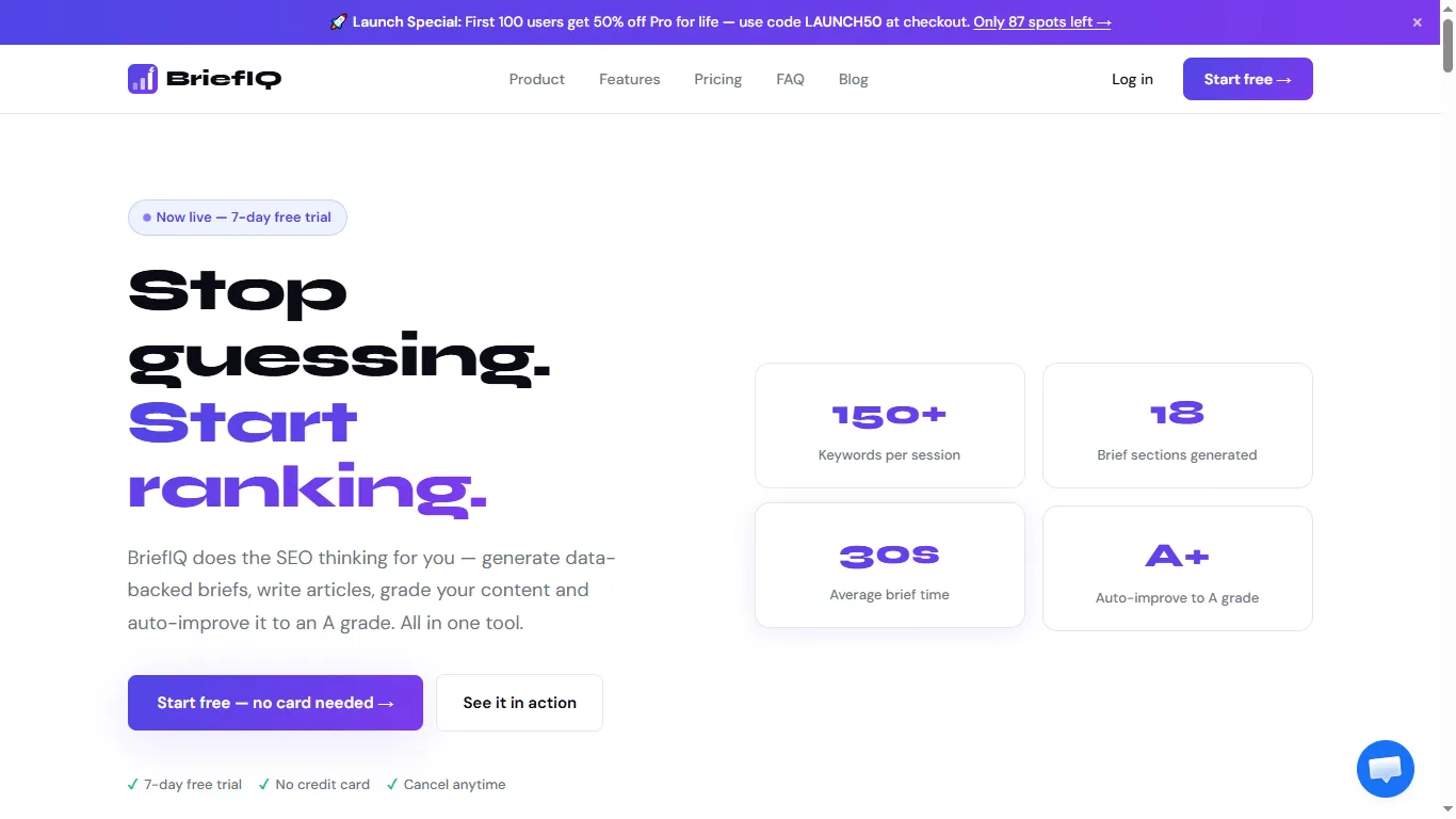 BriefIQ screenshot 1