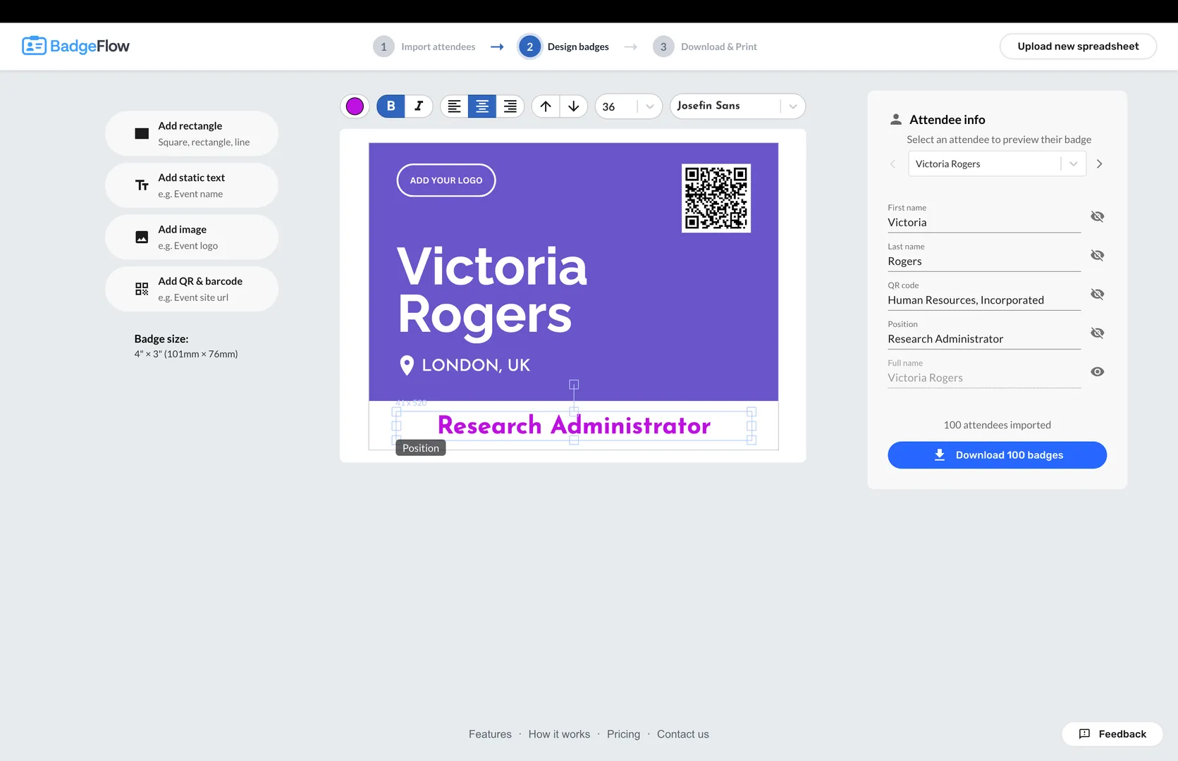 BadgeFlow screenshot 1