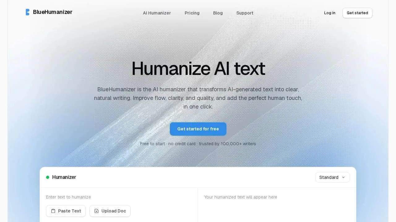 BlueHumanizer screenshot