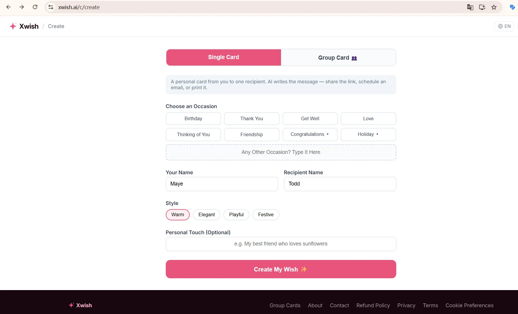 Xwish screenshot 3