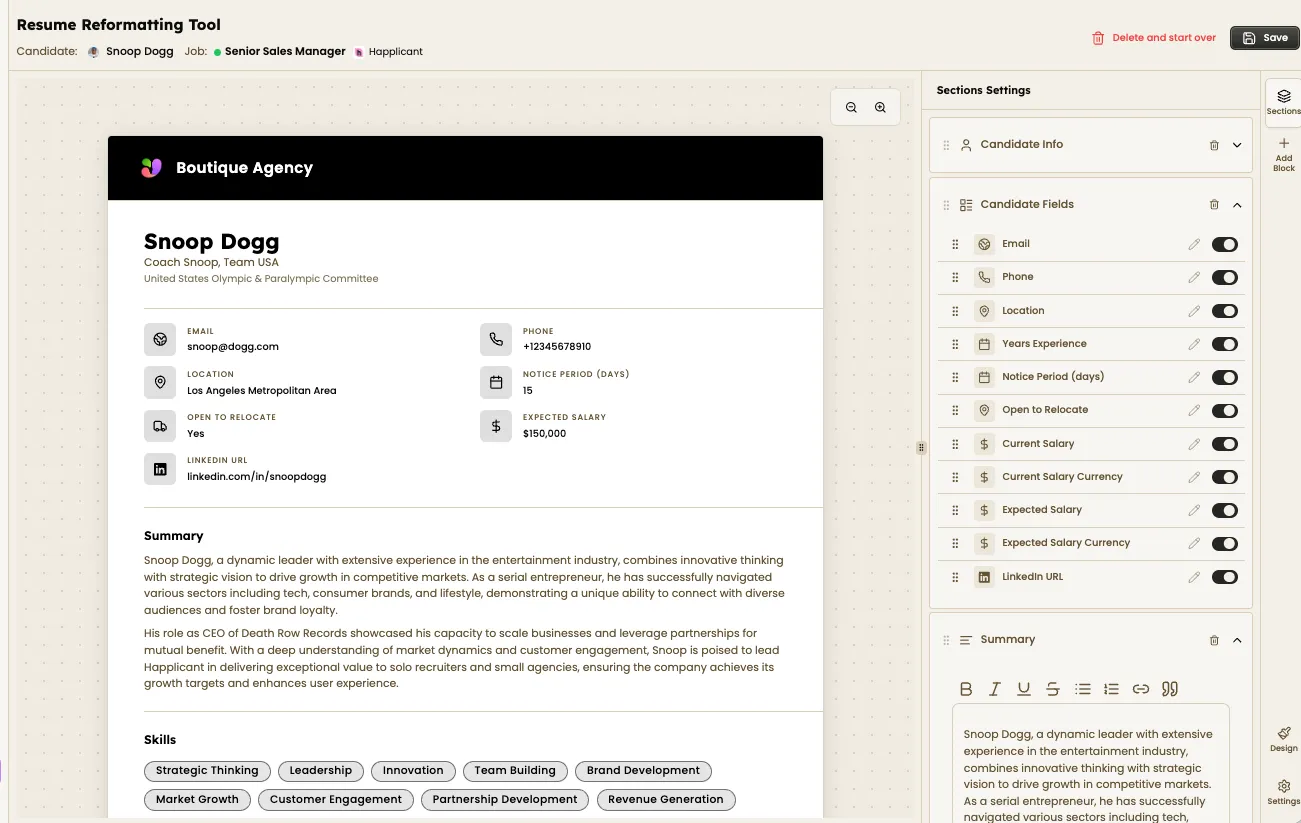 Happlicant screenshot 3
