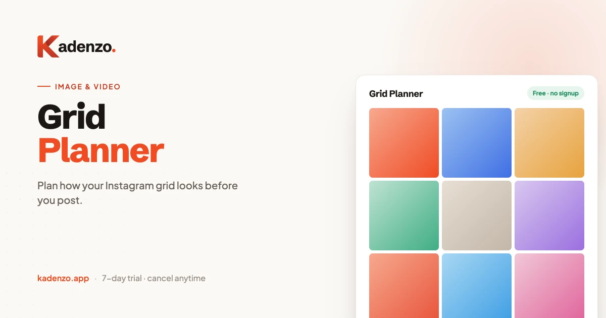 Grid Planner screenshot