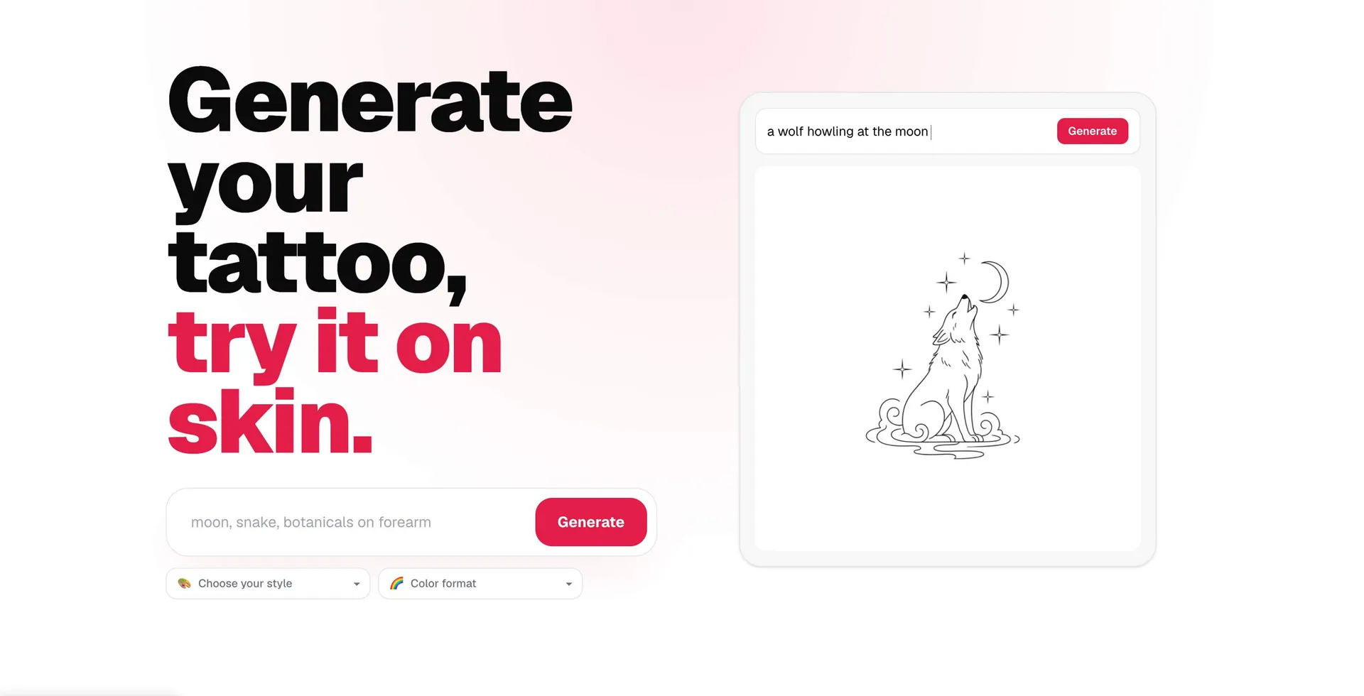 CustomTattoo AI screenshot