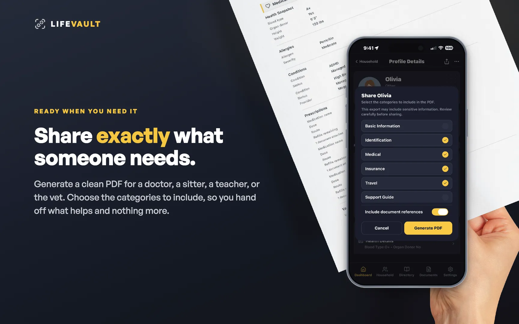 LifeVault screenshot 4