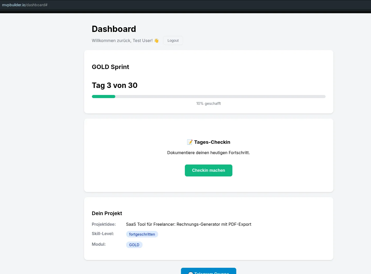MVP Builder screenshot 2