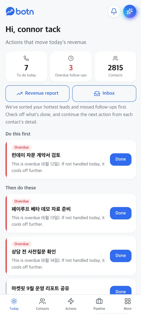 Botn - Modern Sales OS screenshot 3