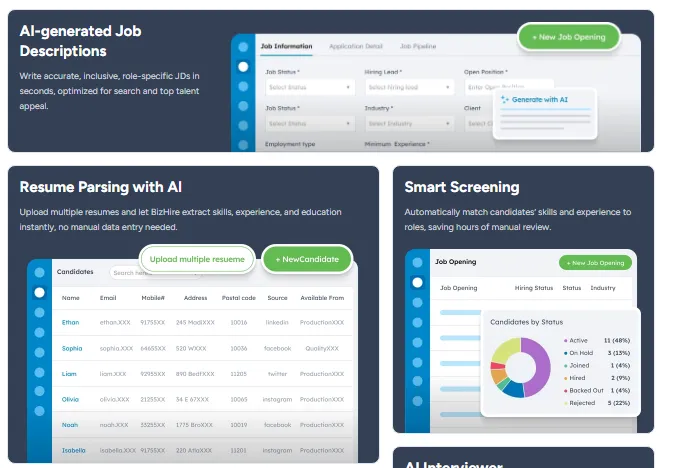 BizHire screenshot 1