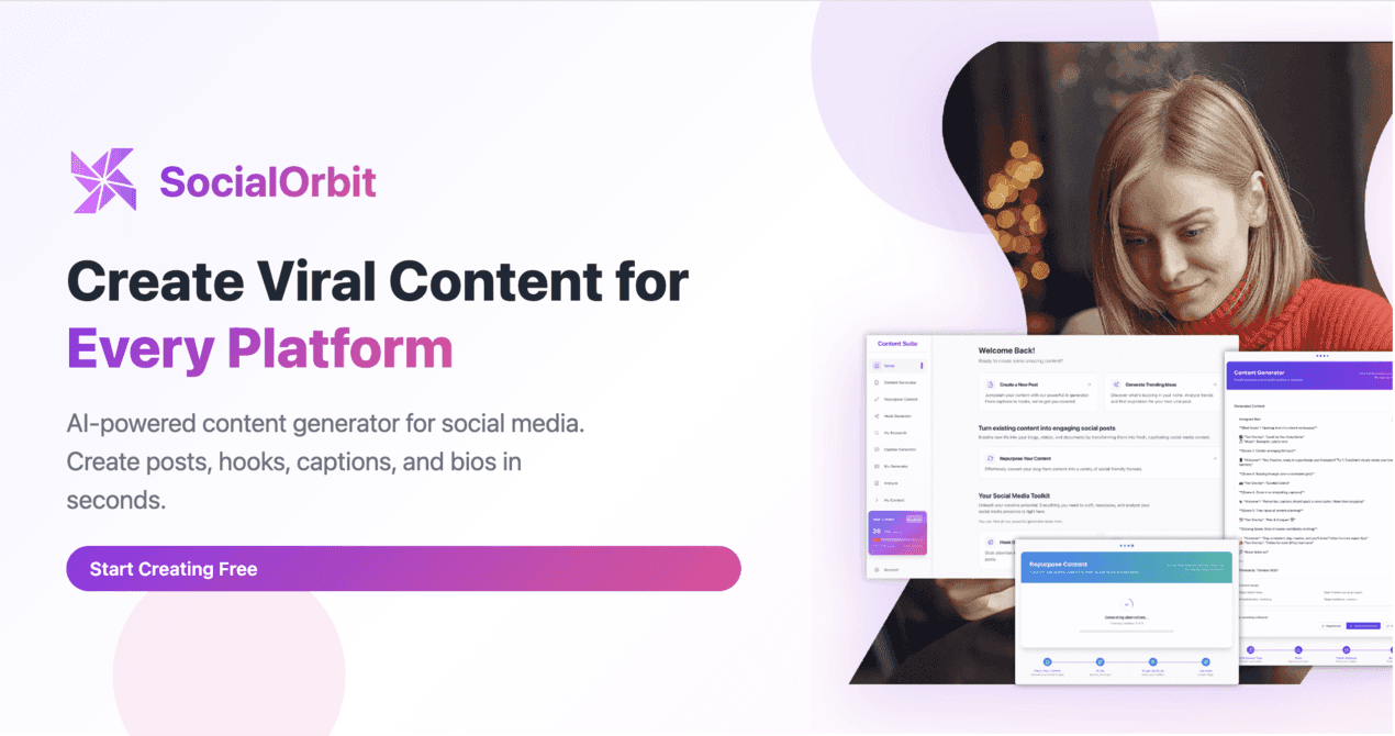 SocialOrbit screenshot 1
