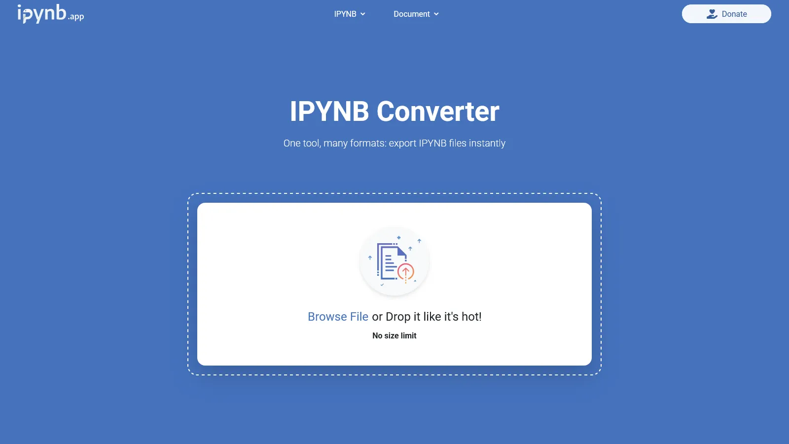 ipynb.app screenshot