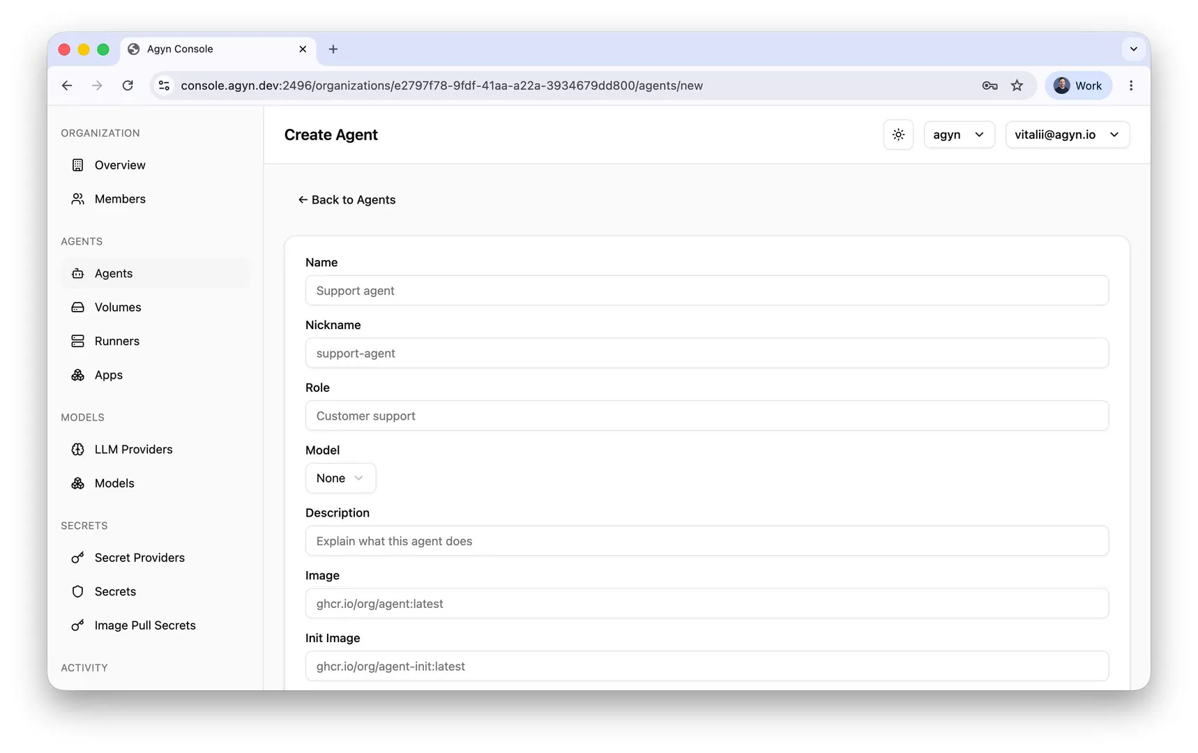 Agyn screenshot