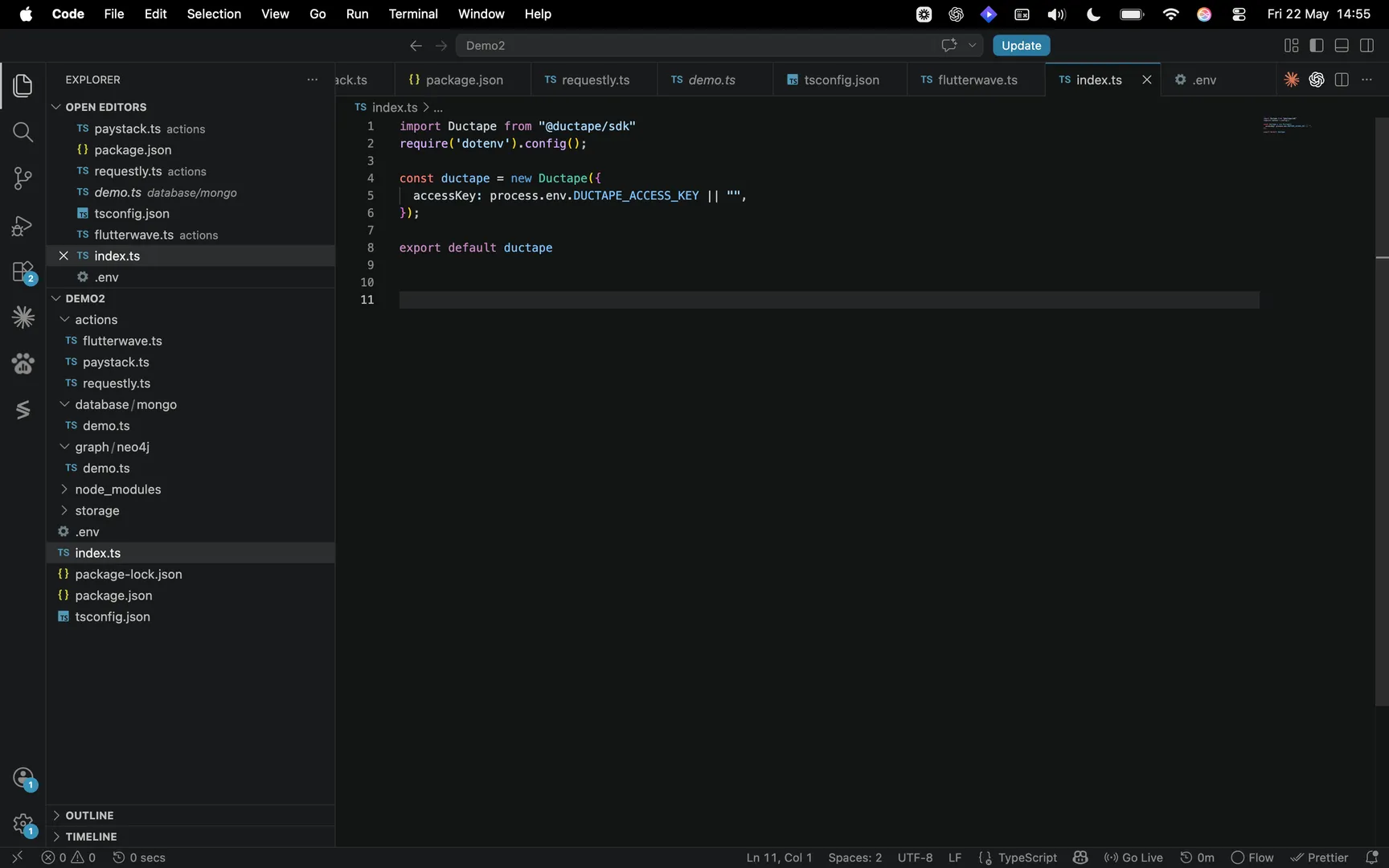 Ductape screenshot 1