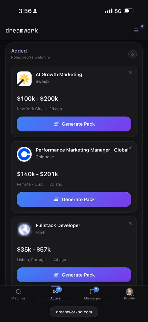 Dreamwork screenshot 2