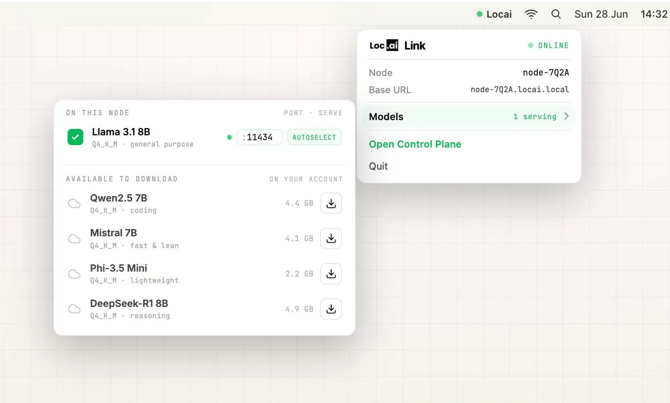 Locai screenshot