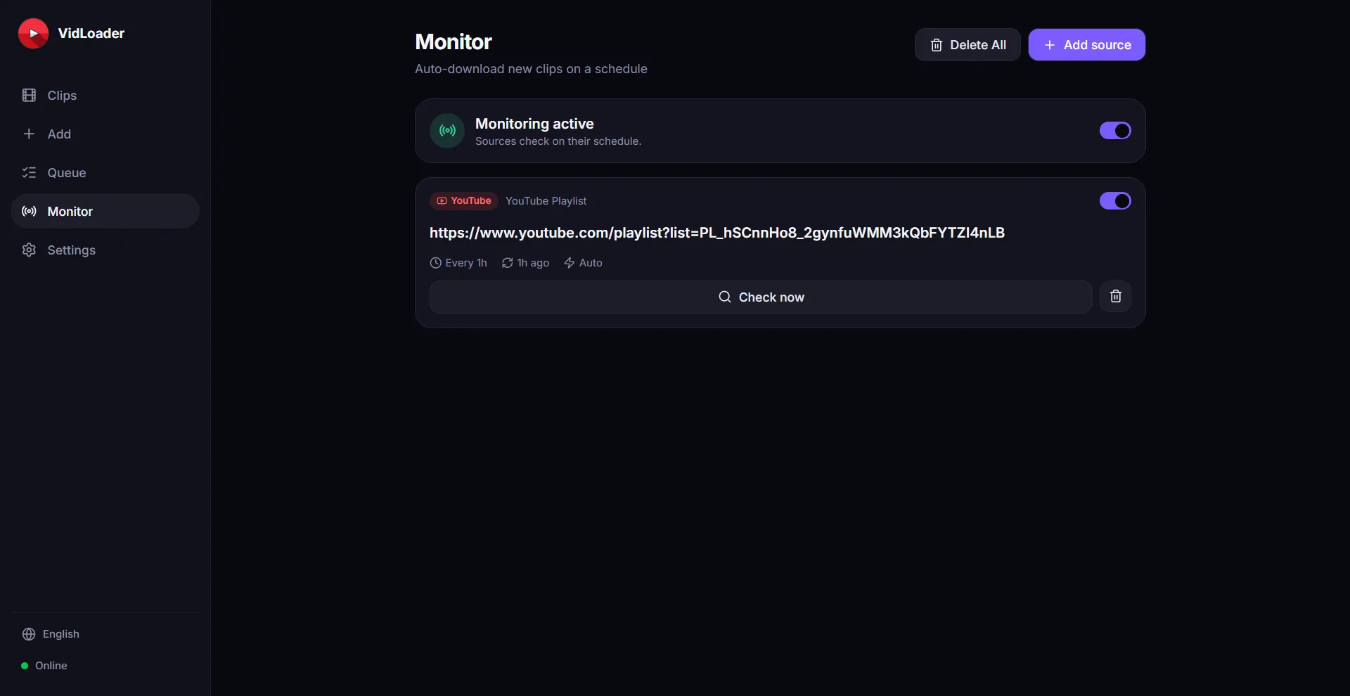 VidLoader screenshot 2