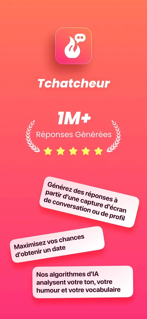 Rizz app - Tchatcheur screenshot